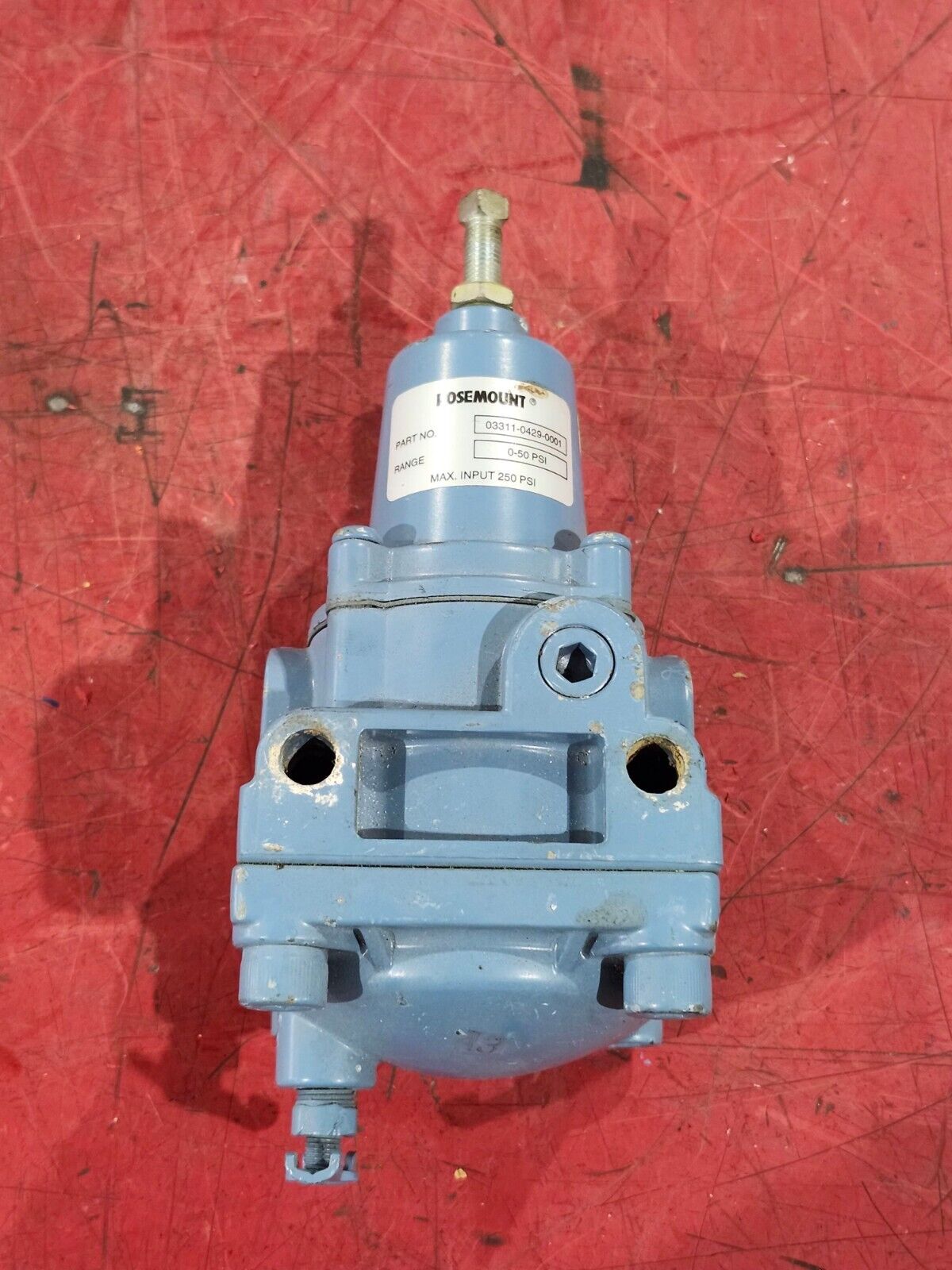 USED ROSEMOUNT PRESSURE REGULATOR 03311-0429-0001