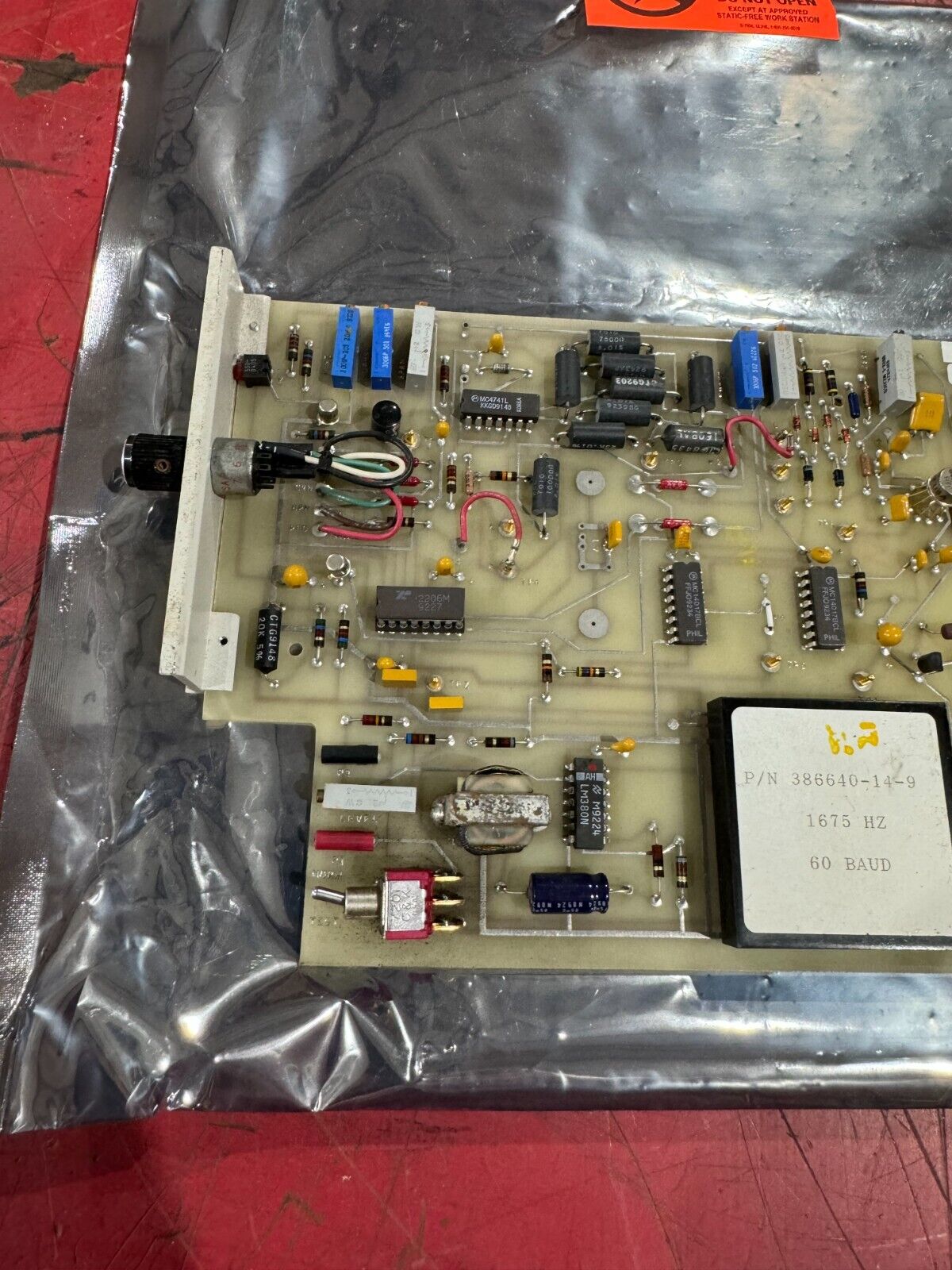 USED BRISTOL BABCOCK CONTROL BOARD TA 8771B