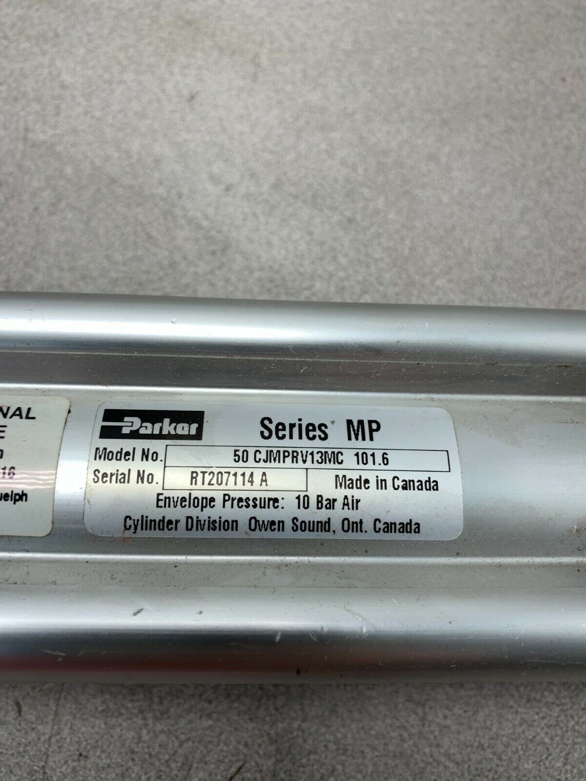 NEW NO BOX PARKER PNEUMATIC CYLINDER 50 CJMPRV13MC 101.6