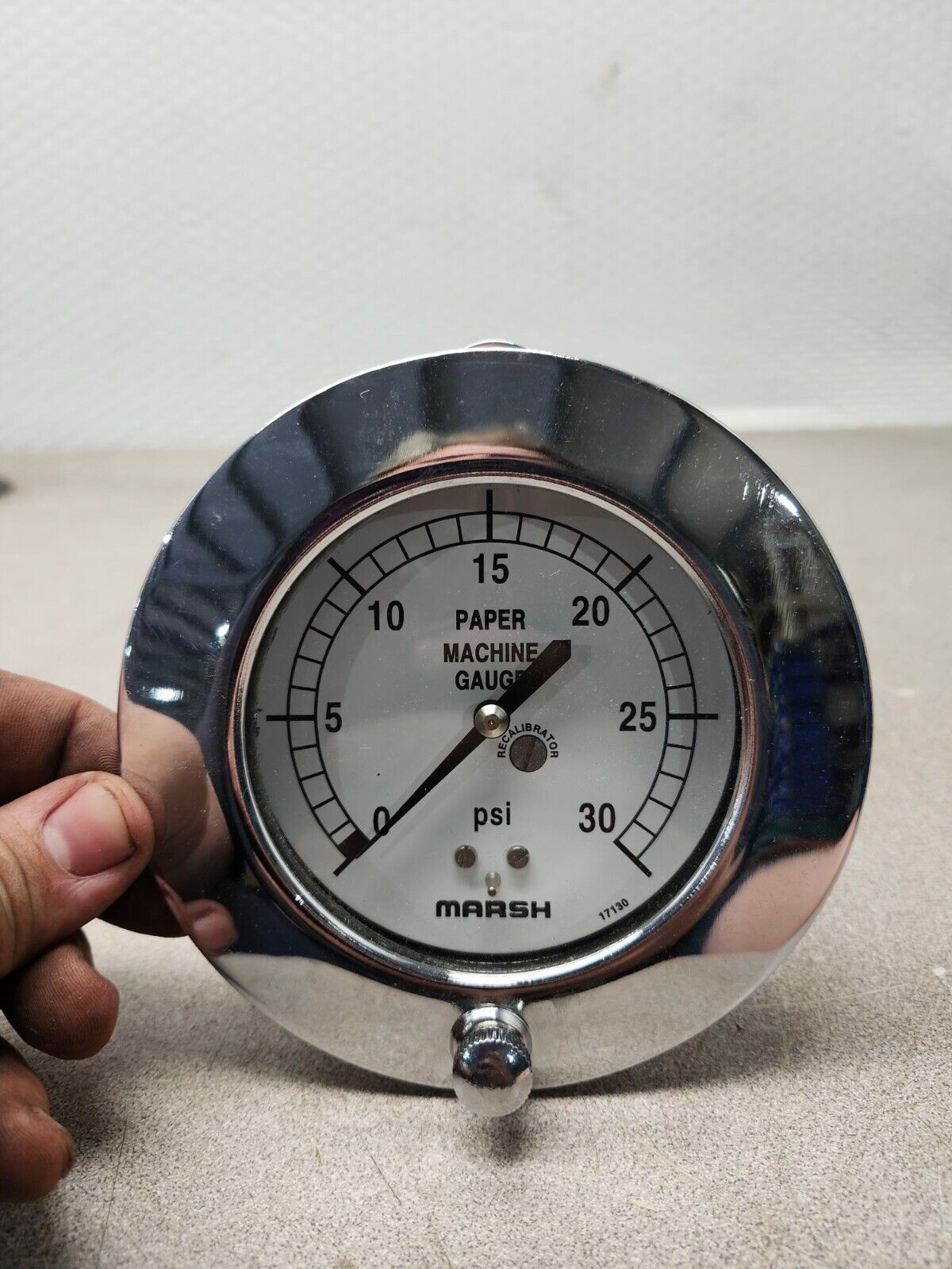 NEW IN BOX MARSH PRESSURE GAUGE W6046