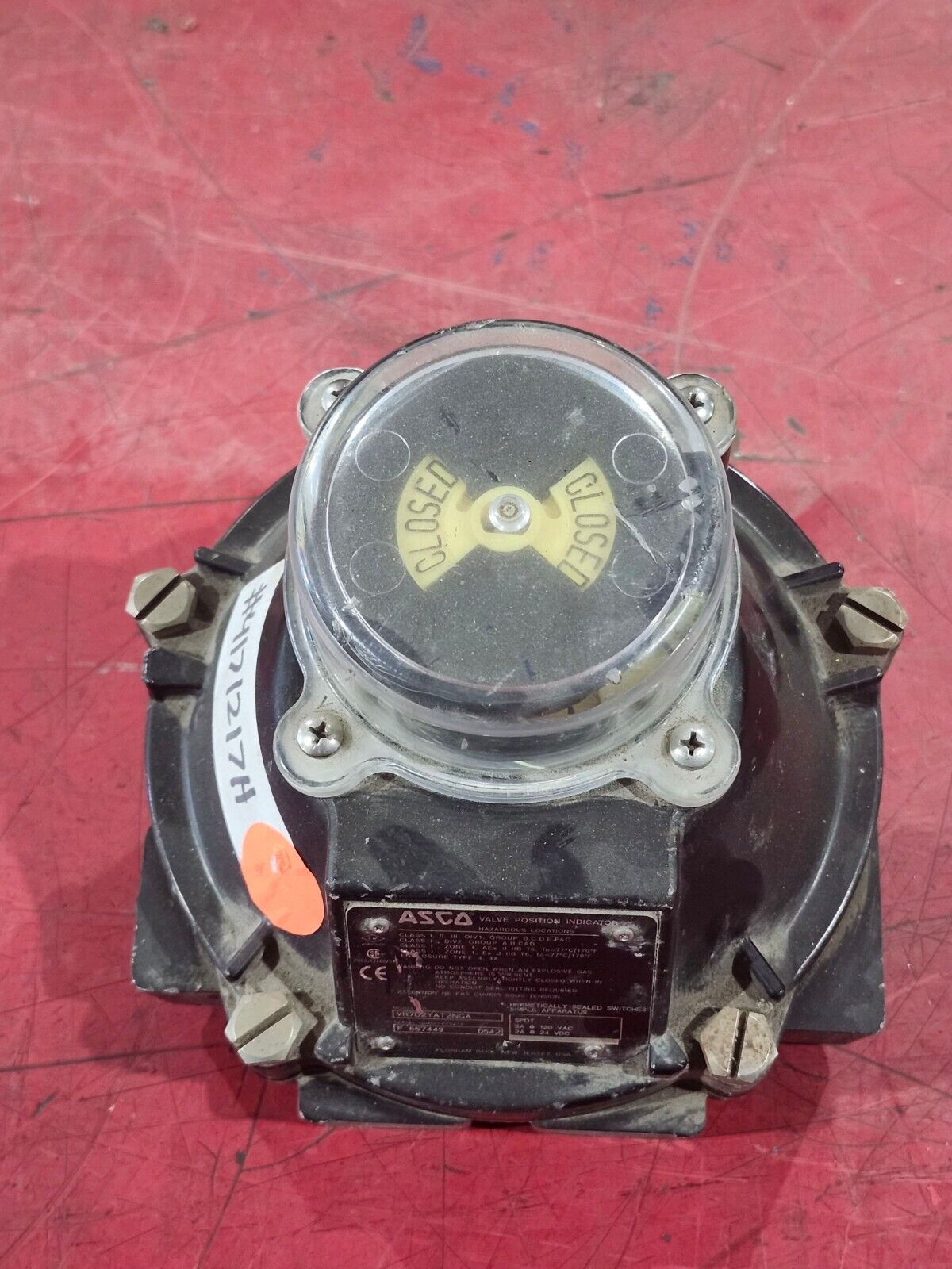 USED ASCO VALVE POSITION INDICATOR VR7B2YAT2NGA