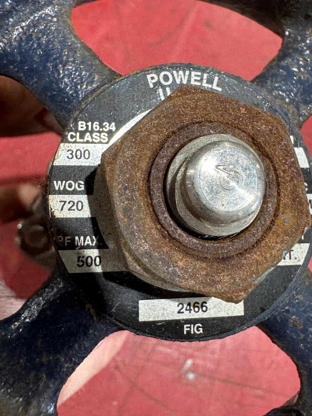 NEW POWELL 1/2" CLASS 300 WOG 720 GATE VALVE FIG. 2466 STEM 316