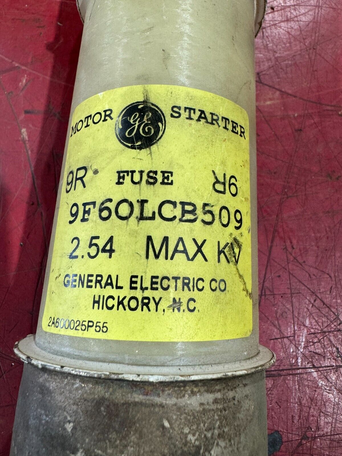 NEW SURPLUS GENERAL ELECTRIC 2.54 MAX KV. FUSE 9F60LCB509 TYPE EJ-2D