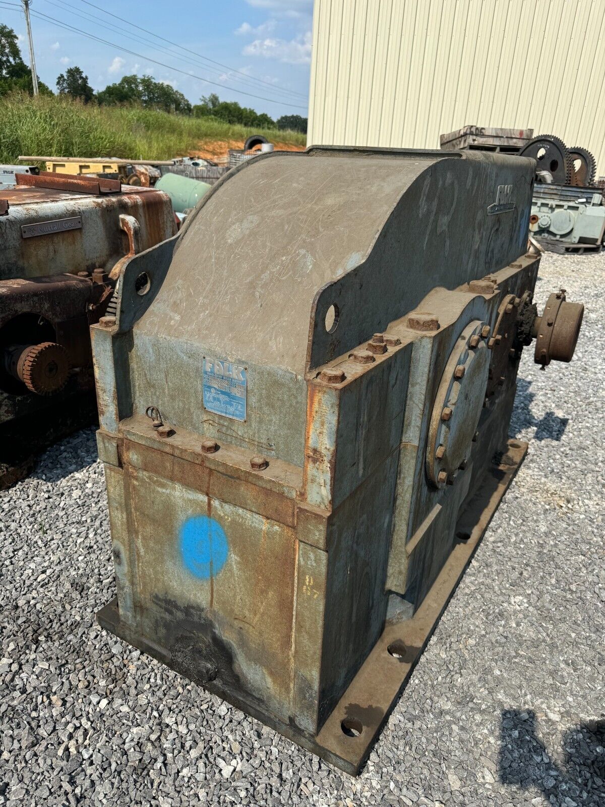 USED FALK ENCLOSED GEAR DRIVE SPEED REDUCER 28.36 RATIO 2150Y2-A