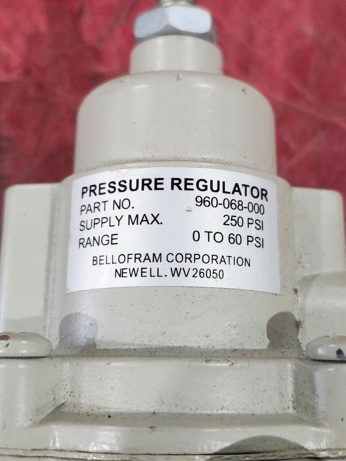 USED MARSH BELLOFRAM PRESSURE REGULATOR 960-068-000