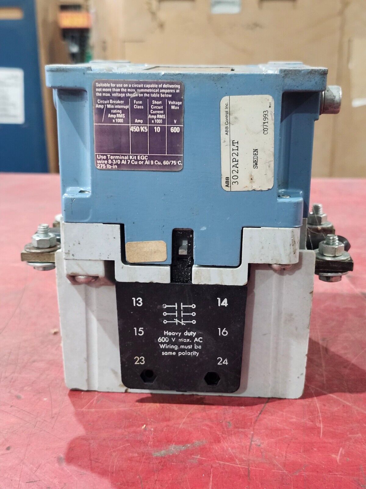 USED ASEA CONTACTOR 302AP2LT