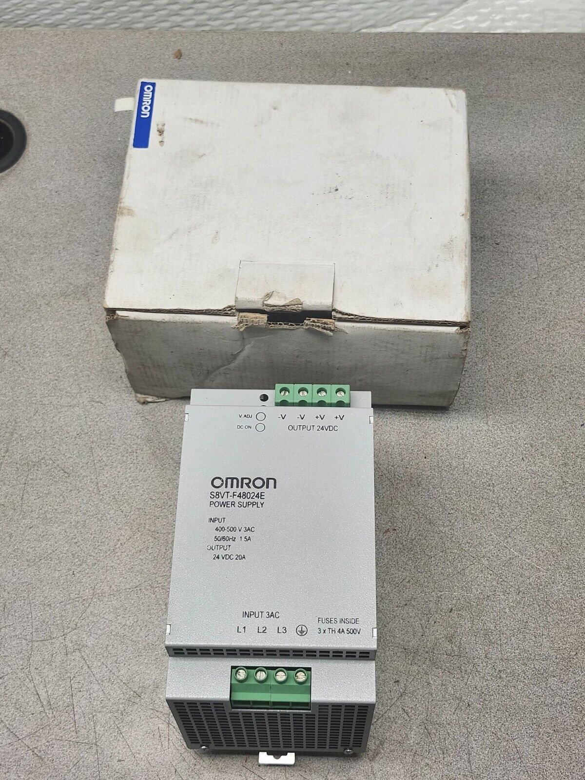 NEW IN BOX OMRON POWER SUPPLY S8VT-F48024E