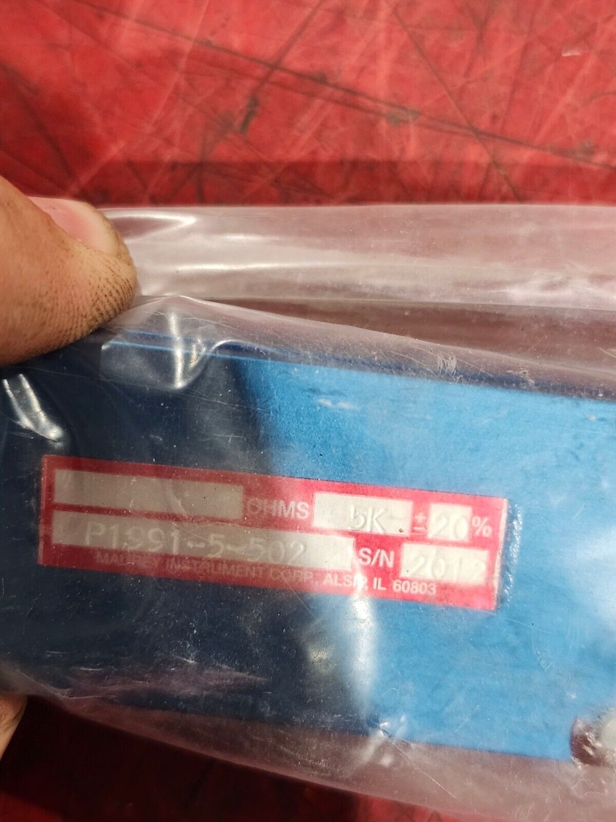 NEW NO BOX MAUREY LINEAR MOTION POTENTIOMETER P1991-5-502