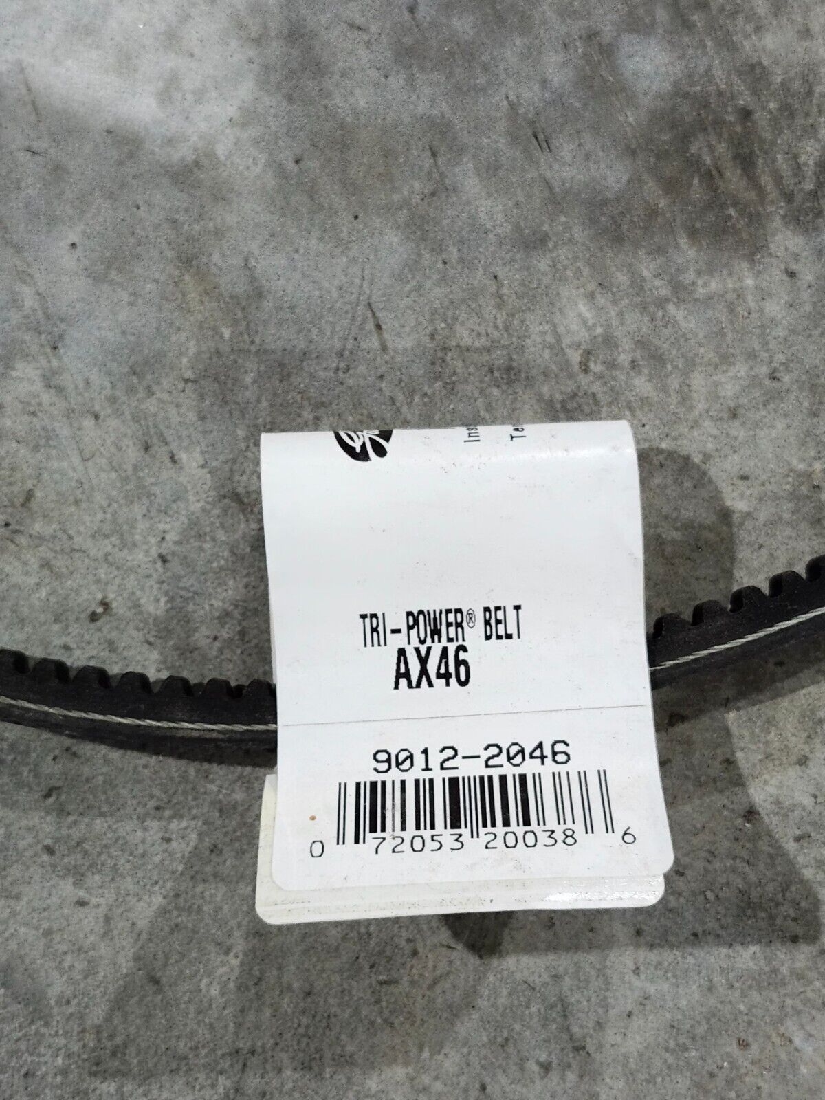 NEW GATES 9012-2046 TRI-POWER COGGED V-BELT AX46