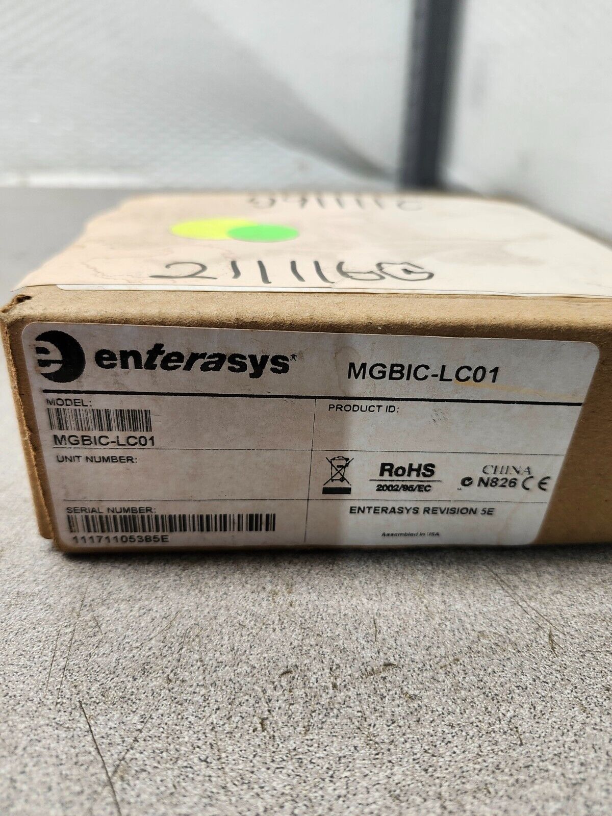 NEW IN BOX ENTRASYS Compatible Transceiver MGBIC-LC01