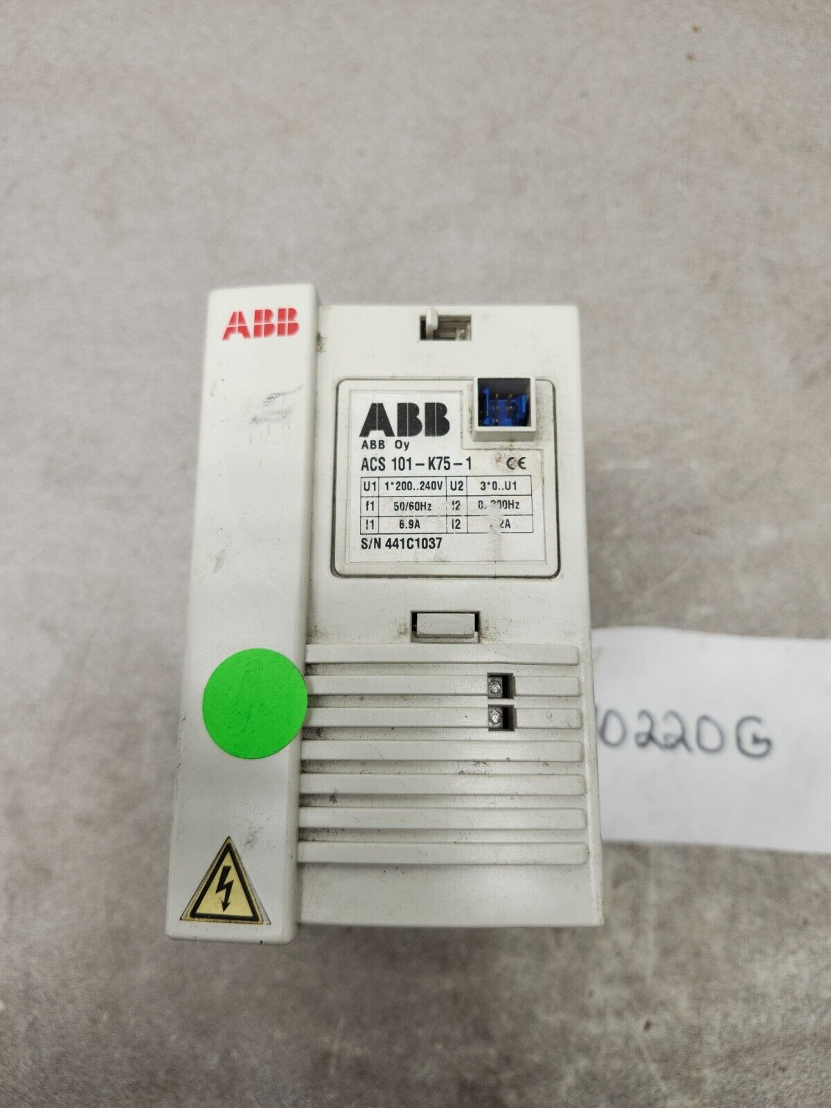 USED ABB inverter DRIVE ACS101-K75-1