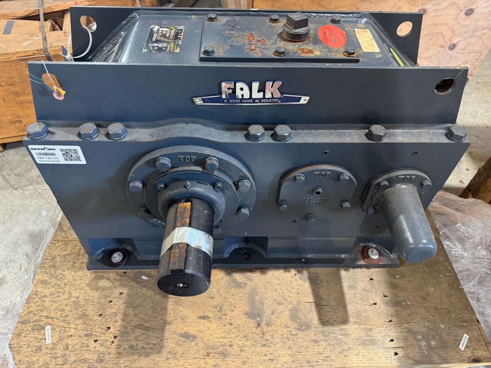 REBUILT FALK ENCLOSED GEAR DRIVE SPEED REDUCER 11.5 RATIO 2060Y211-L