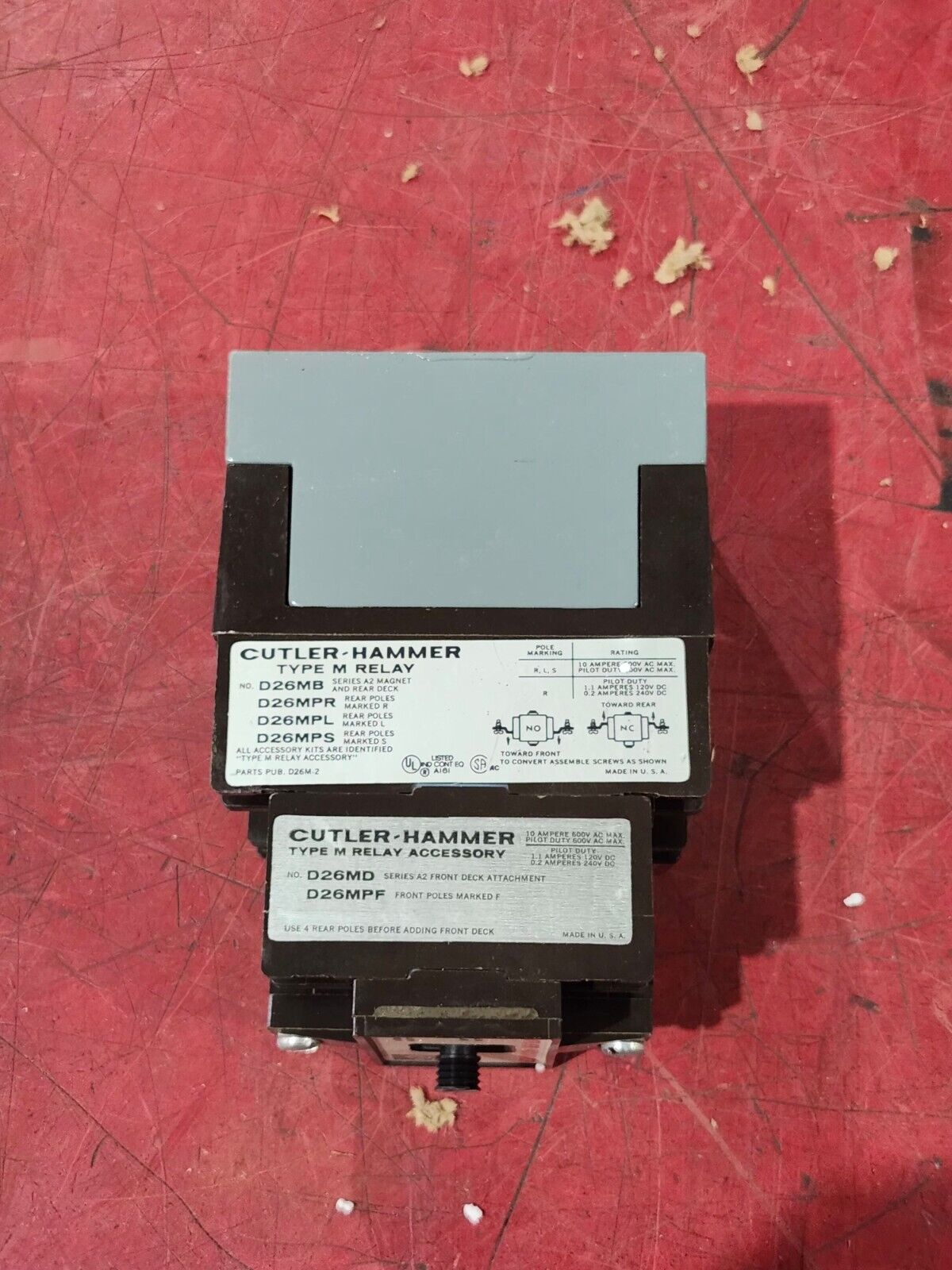 NEW IN PACKAGE CUTLER HAMMER TYPE M RELAY D26MRD40A1