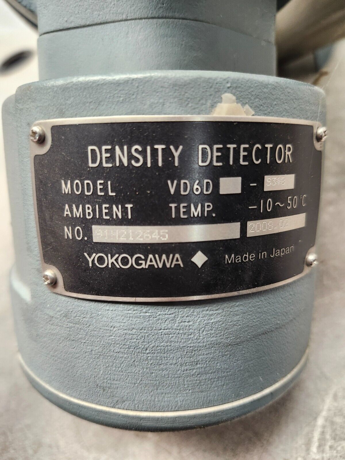 NEW NO BOX Yokogawa Vibration Density Detector/ Meter  91H212645