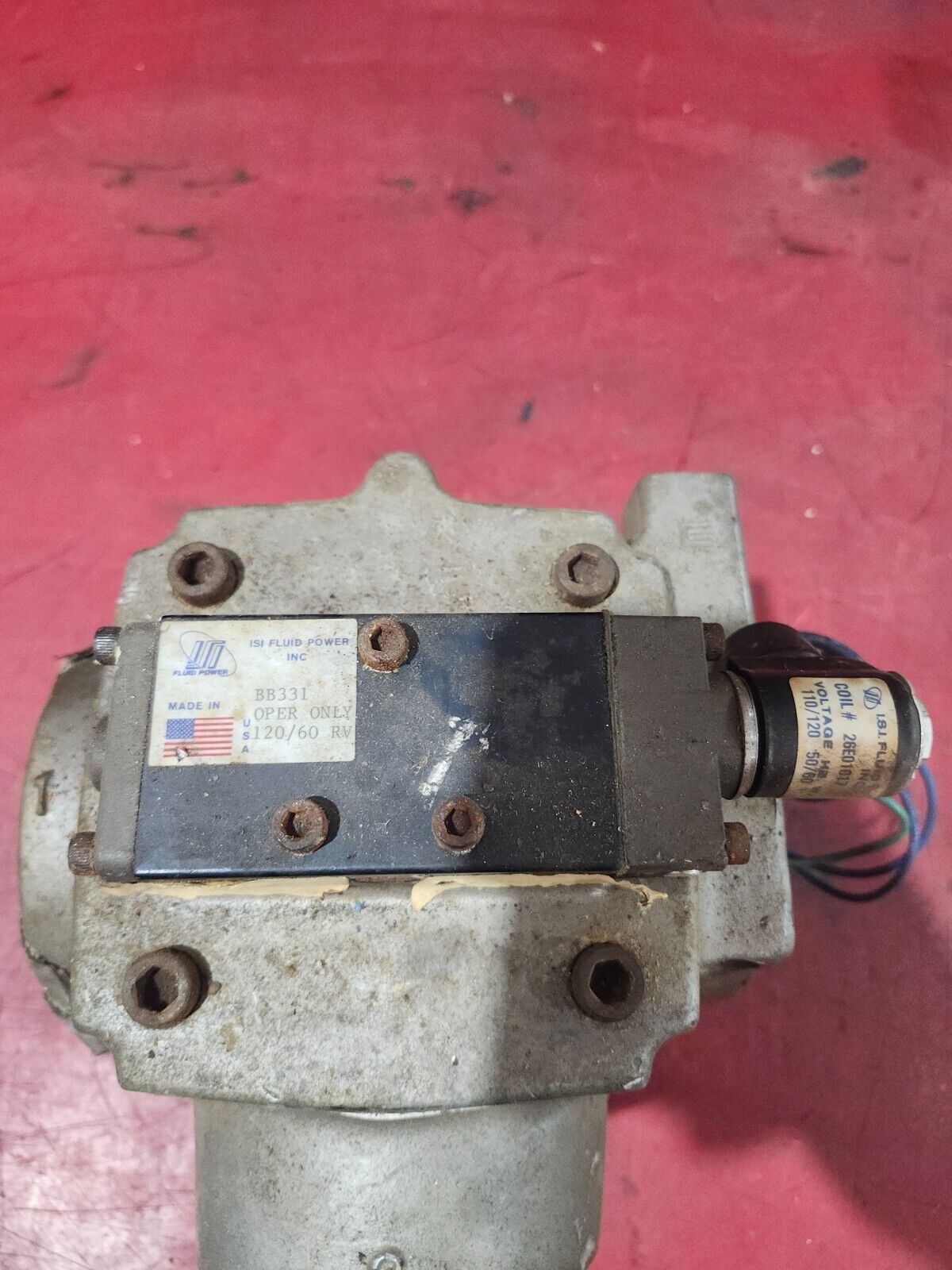 NEW NO BOX ISI FLUID POWER PILOT VALVE 3-WAY BB 331 SERIES