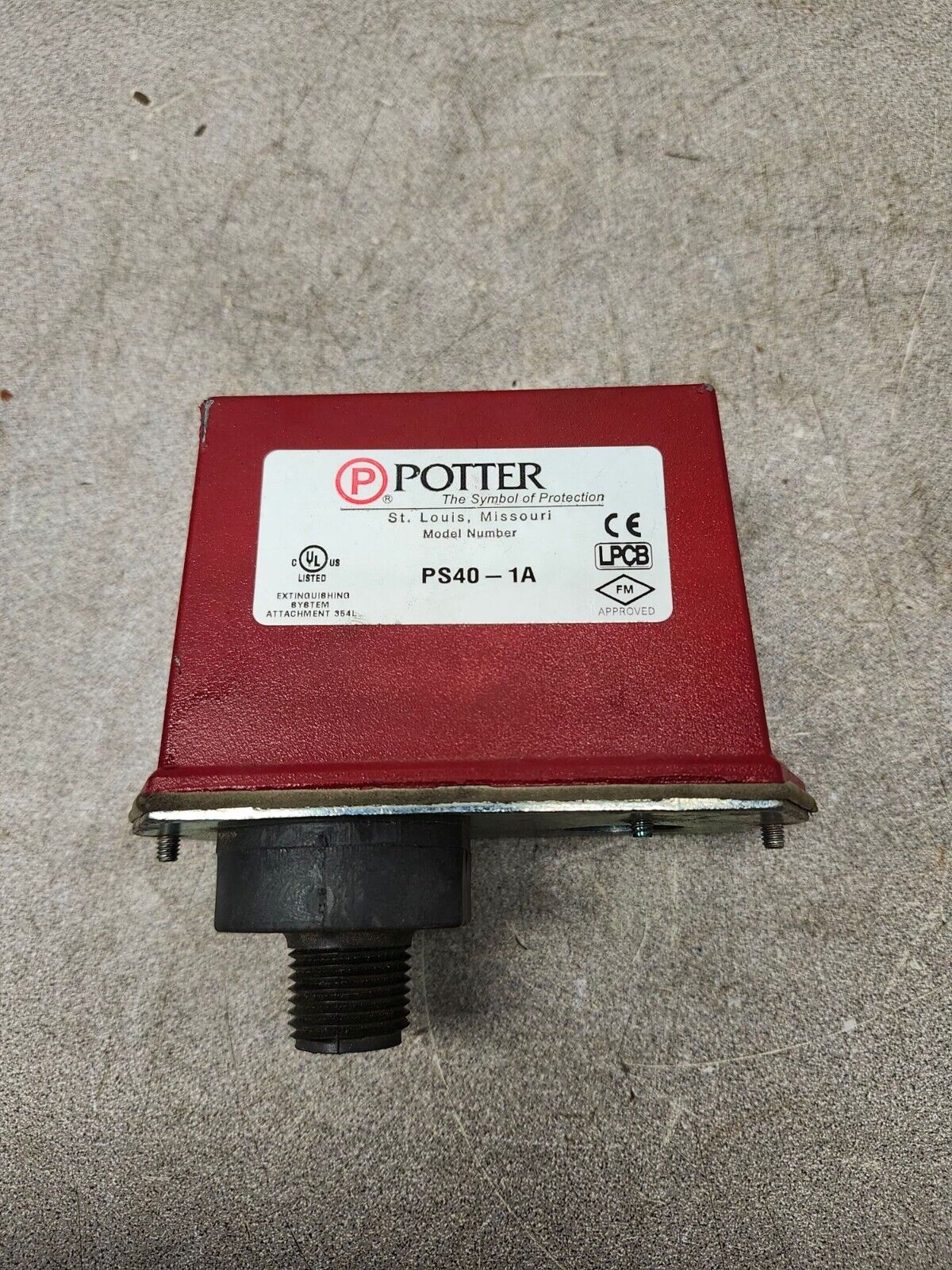 USED POTTER PRESSURE CONTROL PS40-1A