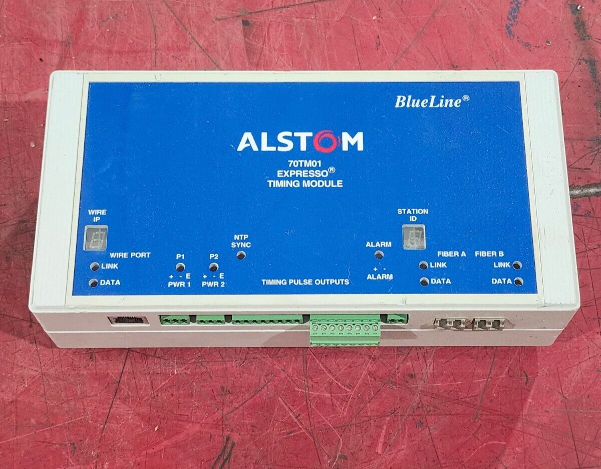 USED ALSTOM BLUELINE EXPRESSO TIMING MODULE 70TM01