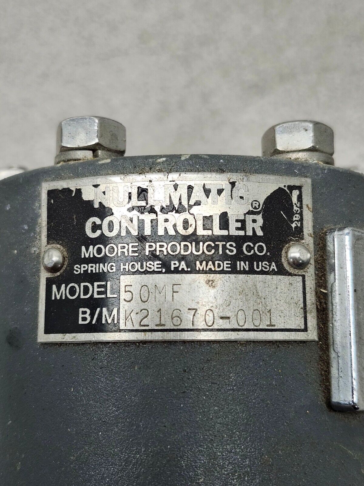 USED Nullmatic Controller Pneumatic Controller (PA) 50MF