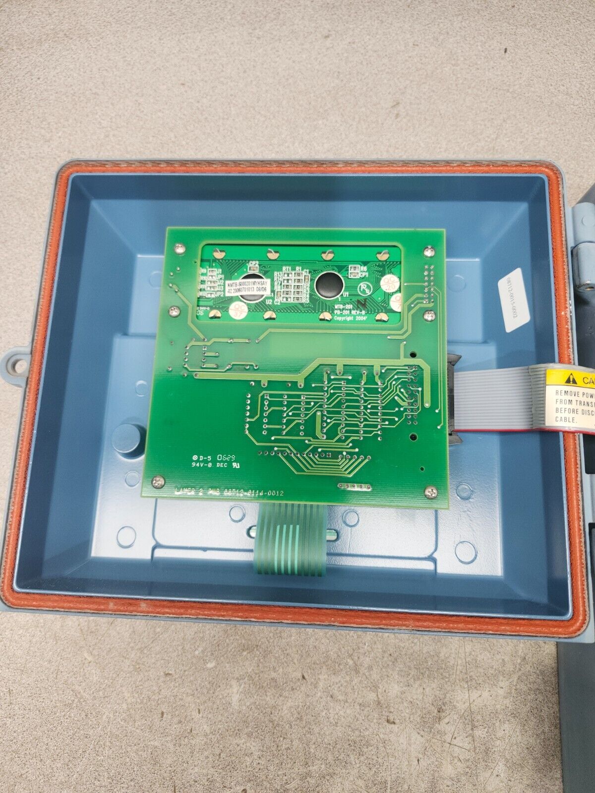 USED ROUSEMOUNT MAGNETIC FLOW TRANSMITTER 8712DR12N5