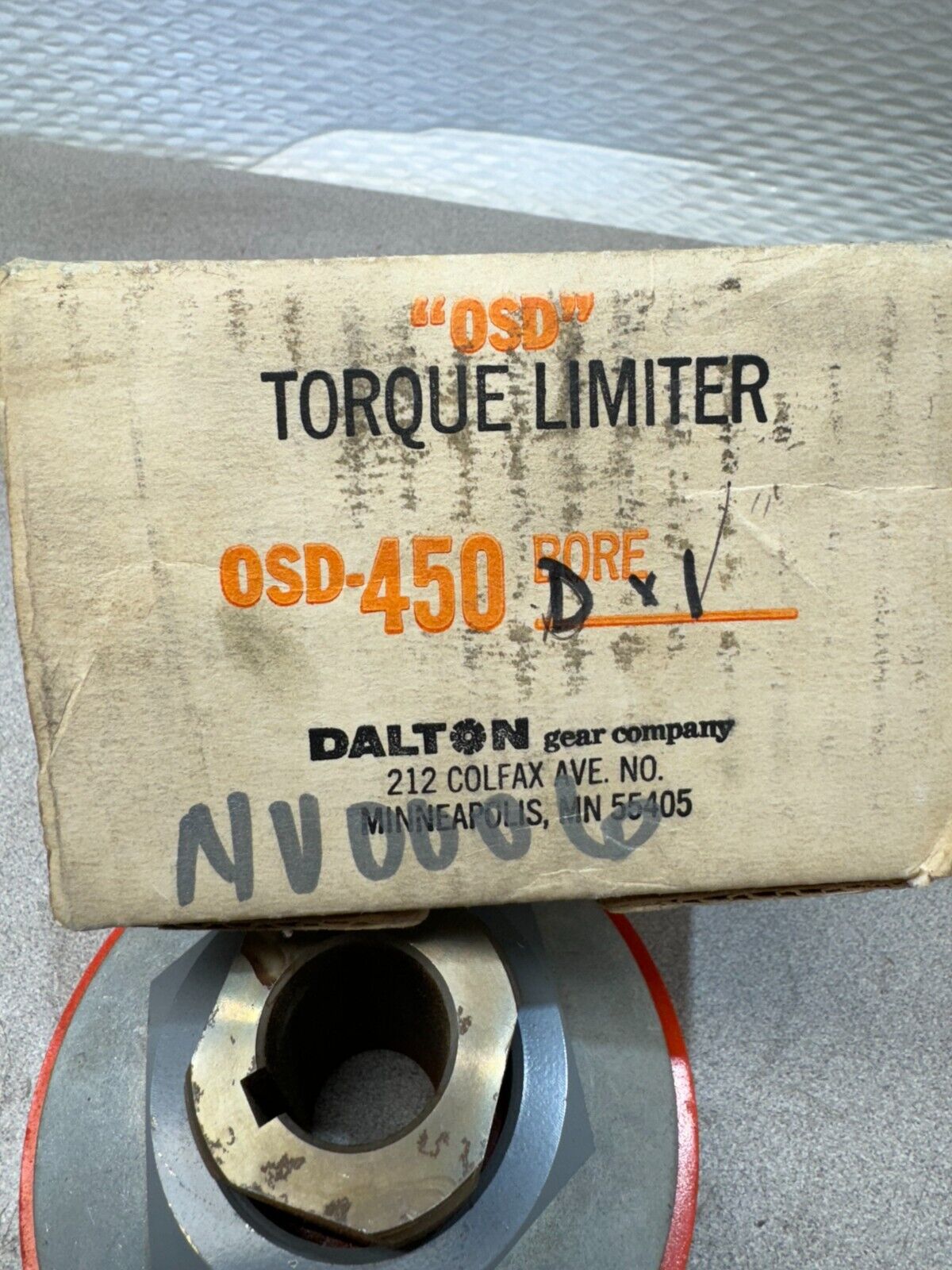 NEW DALTON TORQUE LIMITER OSD-450 1" BORE