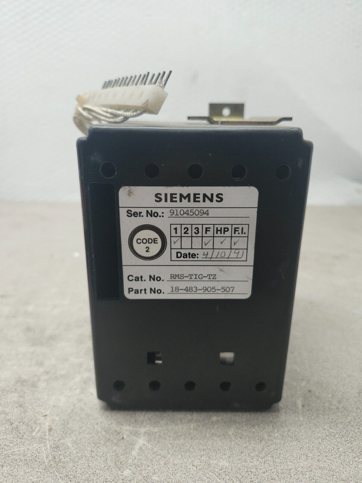 USED Siemens Static Trip III RMS-TIG-TZ ,18-483-905-507