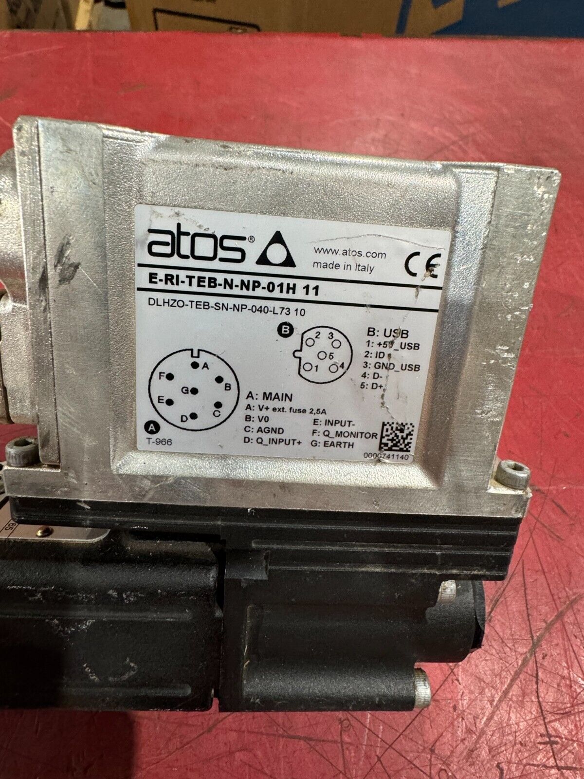 NEW ATOS DLHZ0-TEB-SN-NP-040-L73 10 SERVO VALVE E-RI-TEB-N-NP-01H 11