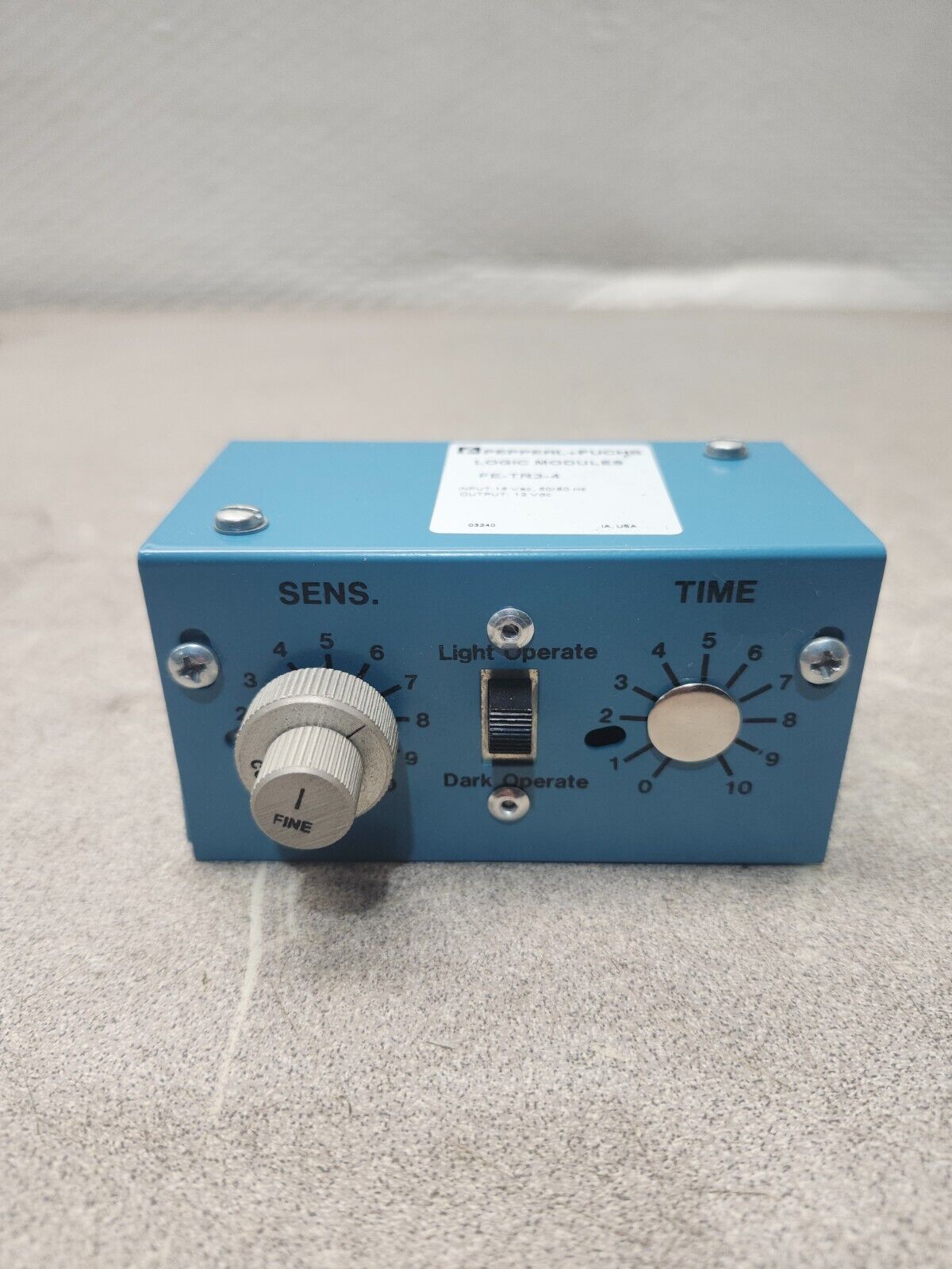 NEW IN BOX PEPPERL+FUSCHS MICRO SWITCH LOGIC MODULE FE-TR3-4 FEA8014