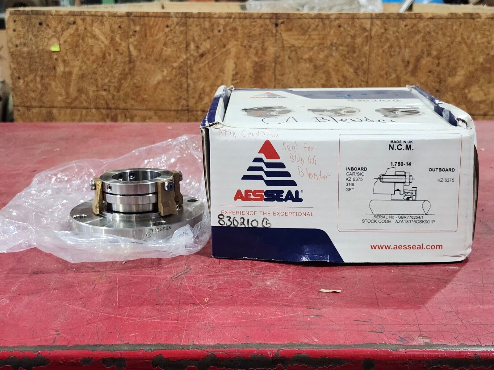 NEW IN BOX AESSEAL SEAL GBR776254/1