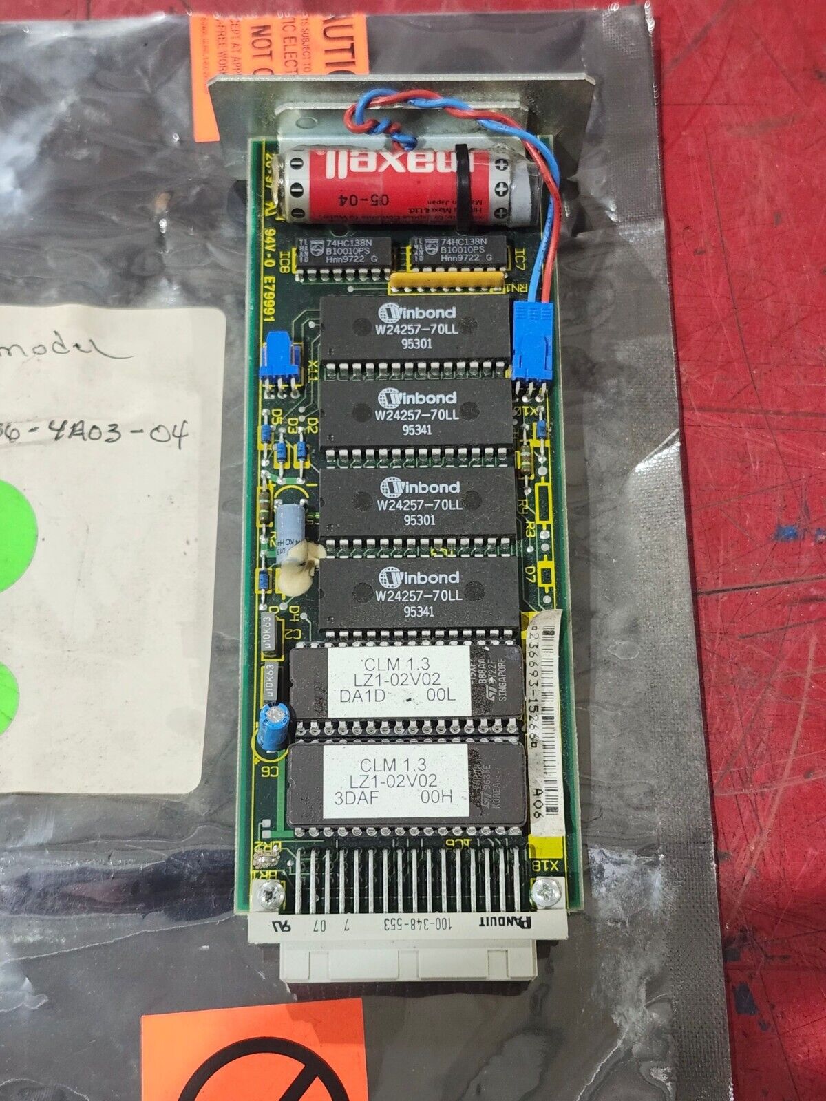 USED INDRAMAT MOK 11 MODULE CLM01.2/CLM01.3 BOARD 109-0736-4A03-04