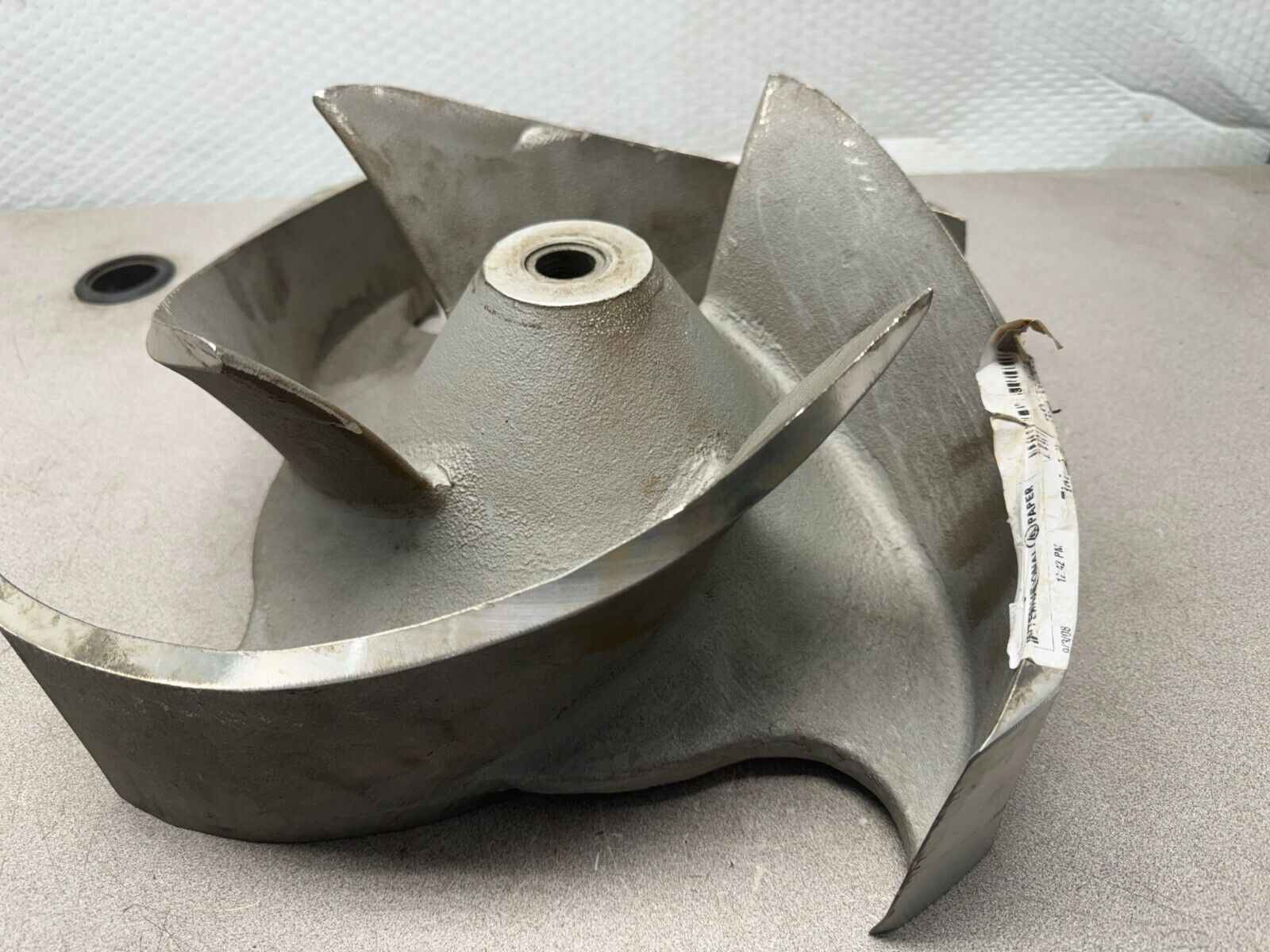 NEW AHLSTROM 69963 WARREN 3202 STAINLESS 4-VANE 12x10x16 IMPELLER 065701540B407A