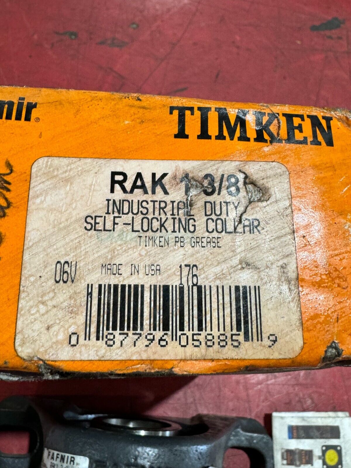 NEW TIMKEN RAK1 3/8 FAFNIR 2-BOLT PILLOW BLOCK BEARING 1-3/8" BORE RAK 1-3/8