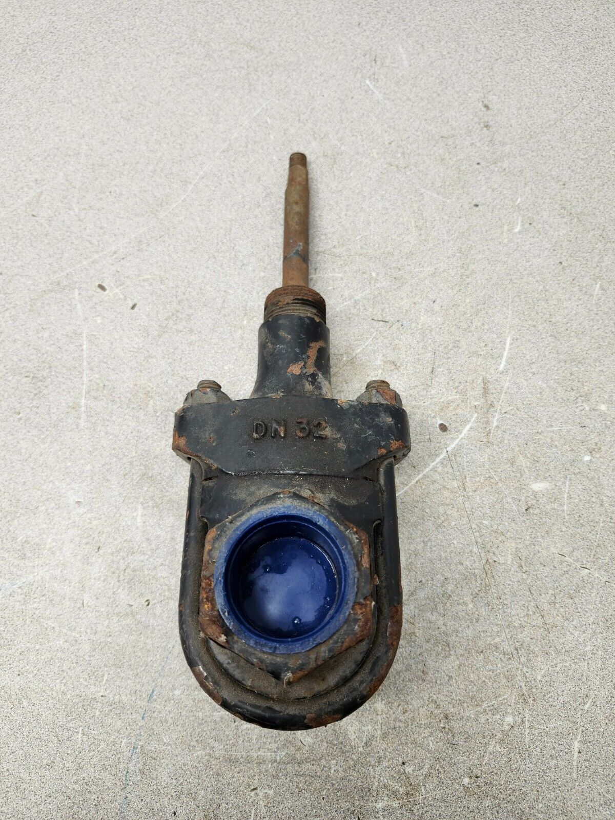 NEW NO BOX CRANE Iron Gate Valve 1-1/4" 490 THREADED MISSING HANDLE DN32