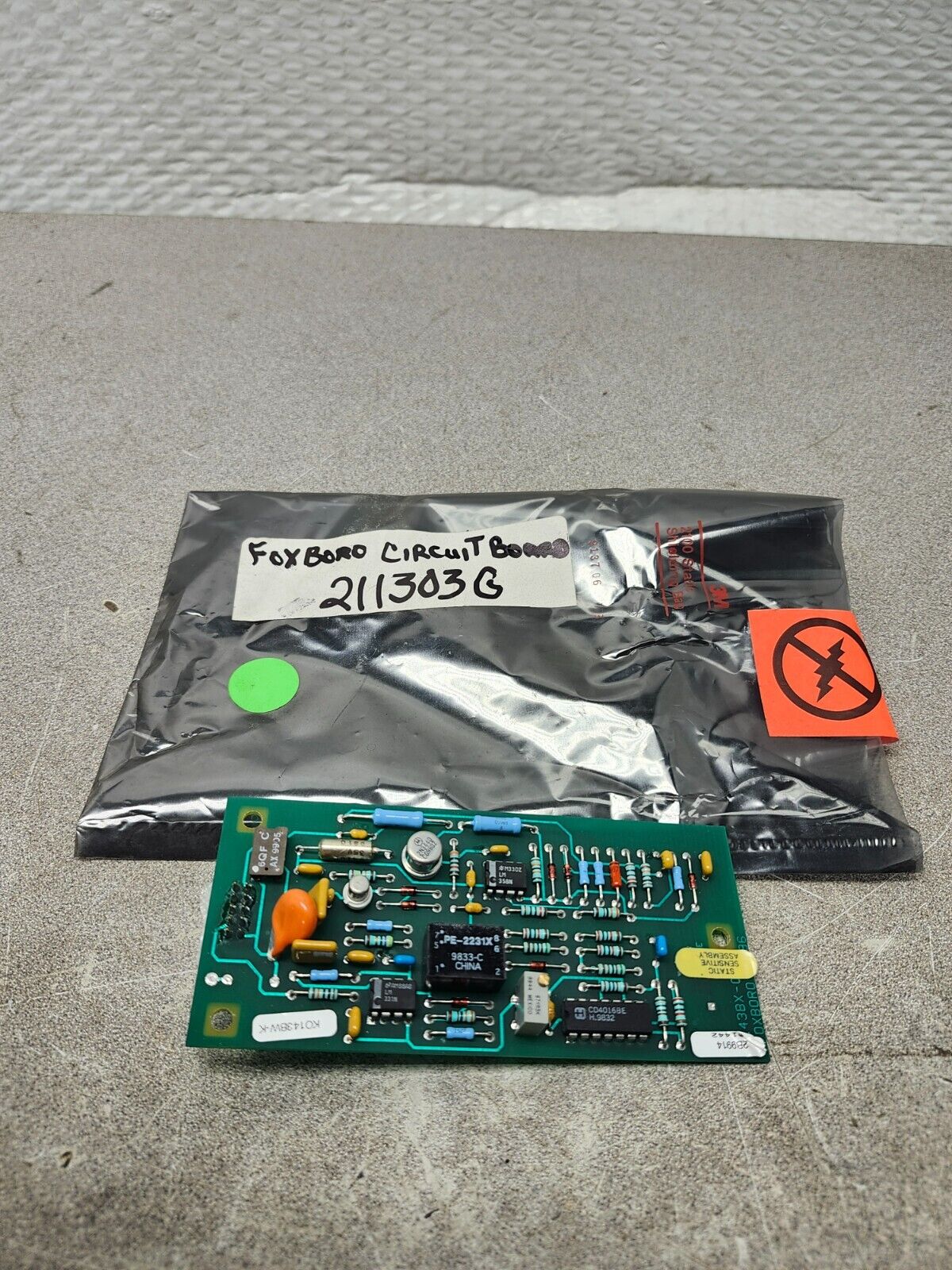 NEW IN BAG FOXBORO 1996 K0143X-0E CIRCUIT BOARD