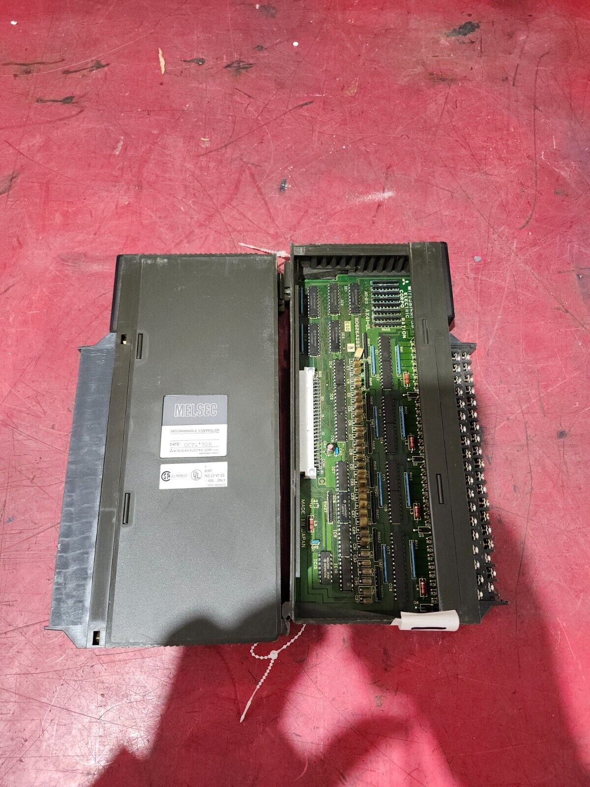 USED MITSUBISHI PROGRAMMABLE CONTROLLER AX41-UL LOT OF 2