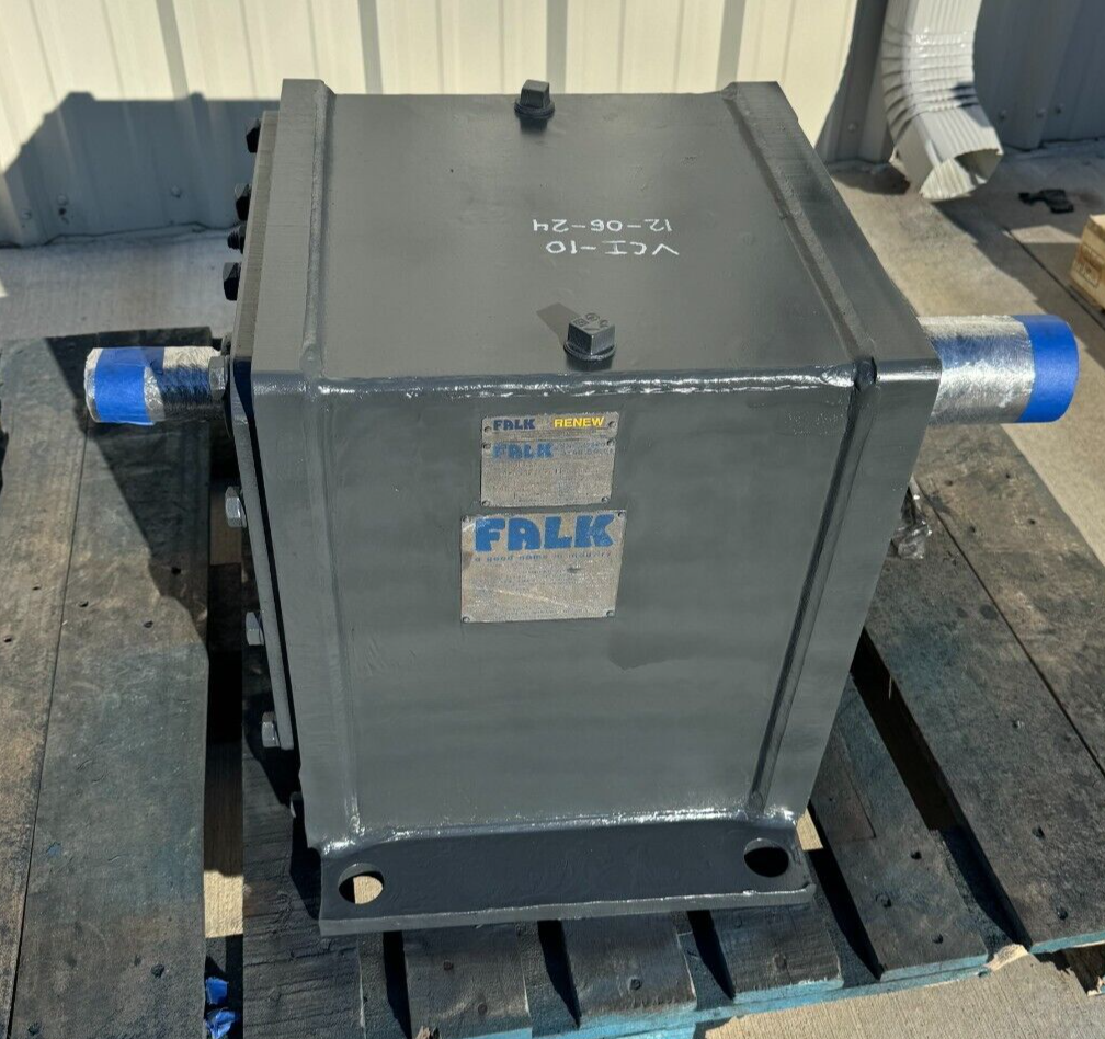 USED FALK ENCLOSED GEAR DRIVE SPEED REDUCER 58.63 RATIO 1080FC3A