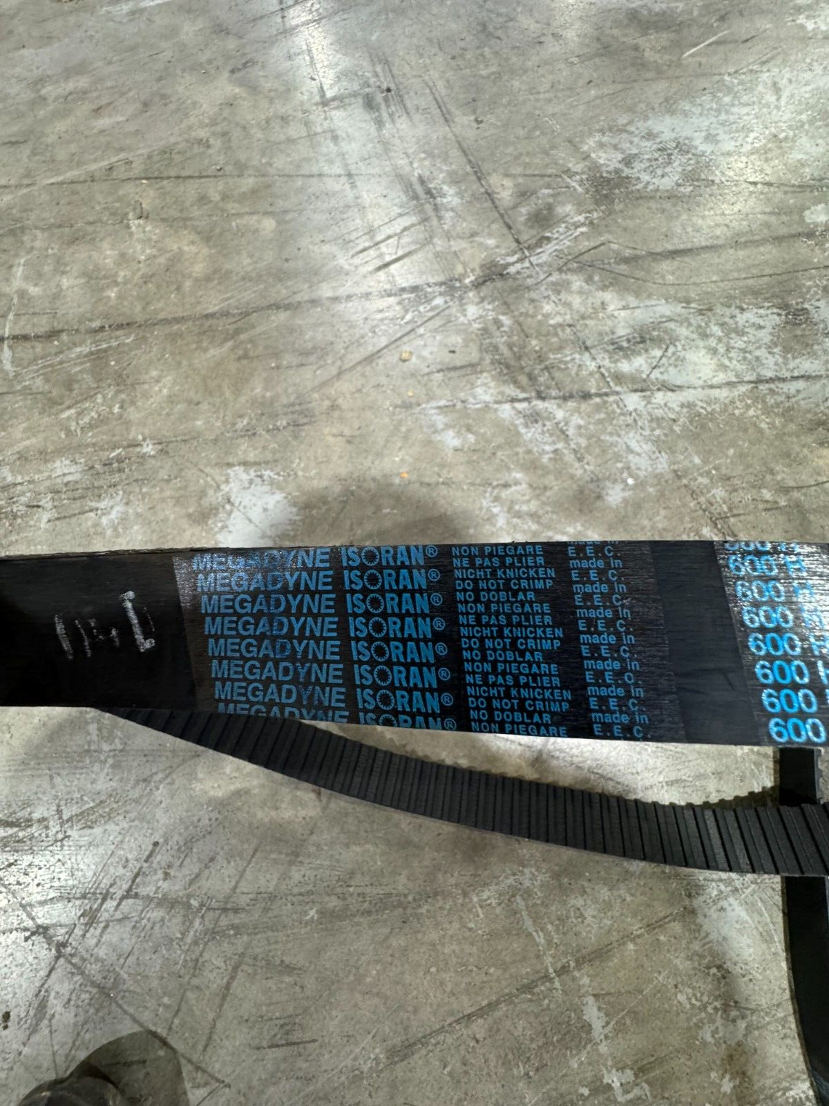 NEW MEGADYNE ISOTRAN TIMING BELT 600H150