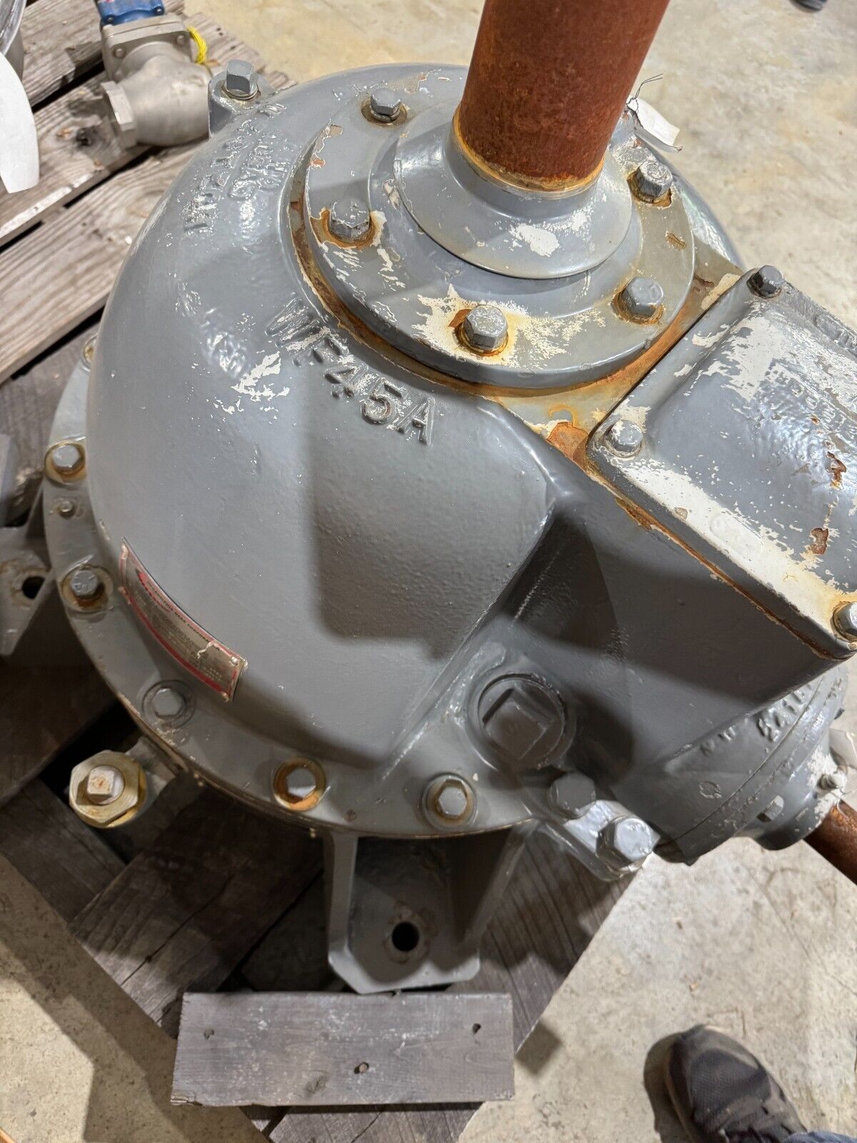 USED PHILADELPHIA GEAR SPEED REDUCER 6.91 RATIO FWD45