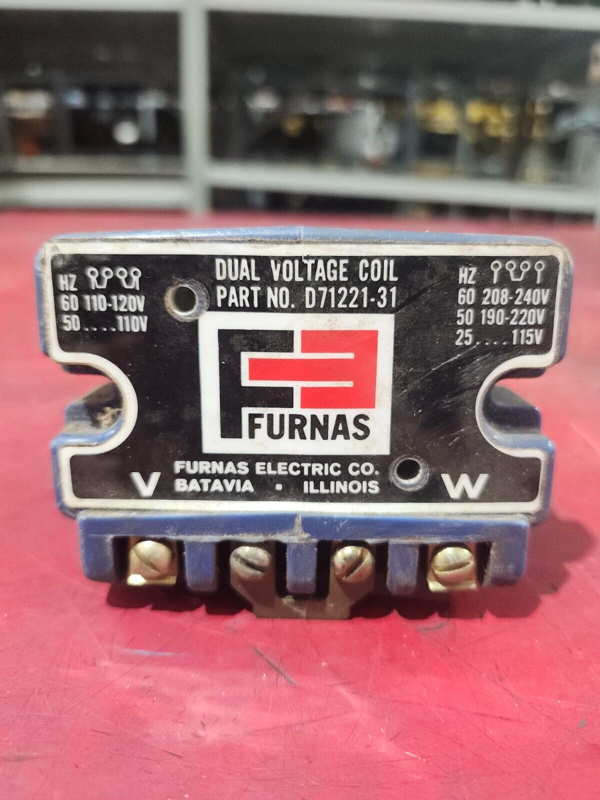 USED LOT OF 2 Furnas Dual Voltage Coil 208/240v 110/120v D71221-31