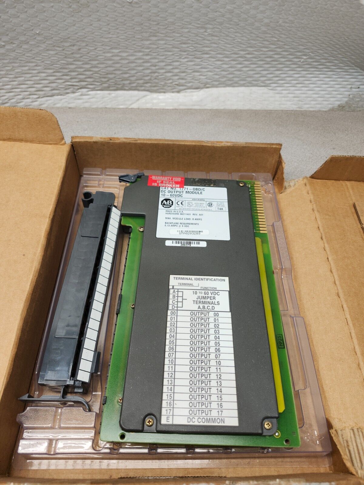 NEW IN BOX ALLEN BRADLEY OUTPUT MODULE 17710BD SER C