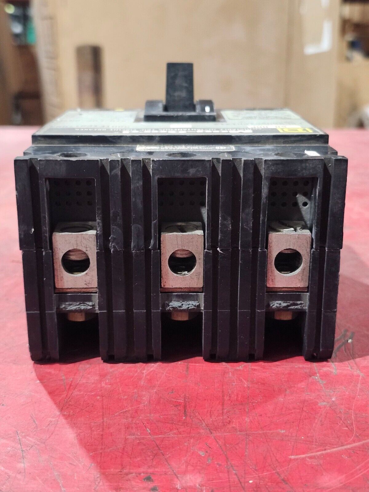 USED SQUARE D MAG-GARD 3 POLE 50AMP CIRCUIT BREAKER FAL3605016M1212