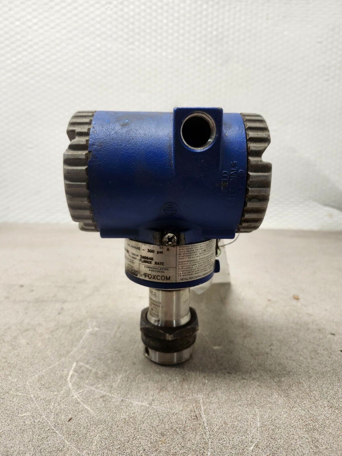 USED FOXBORO PRESSURE TRANSMITTER 300PSI 42,O VDC ICP10-DPHD1R-C1