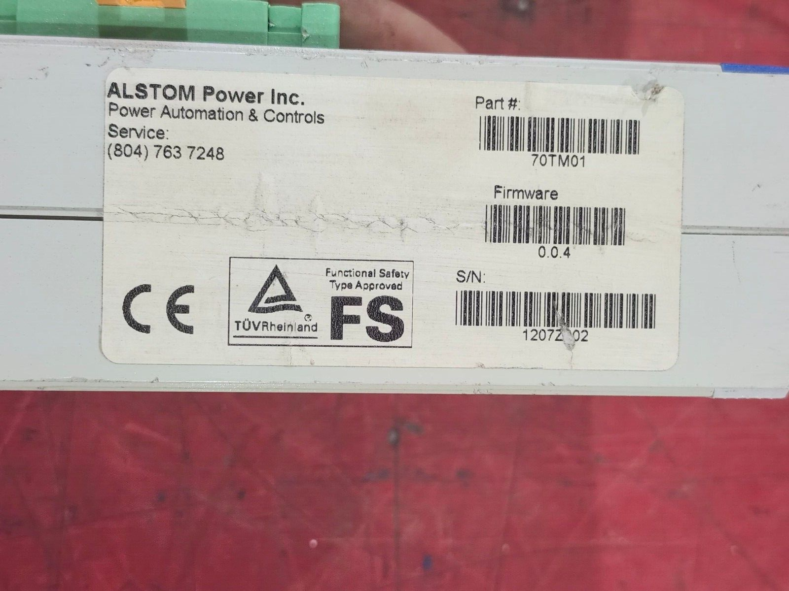 USED ALSTOM BLUELINE EXPRESSO TIMING MODULE 70TM01