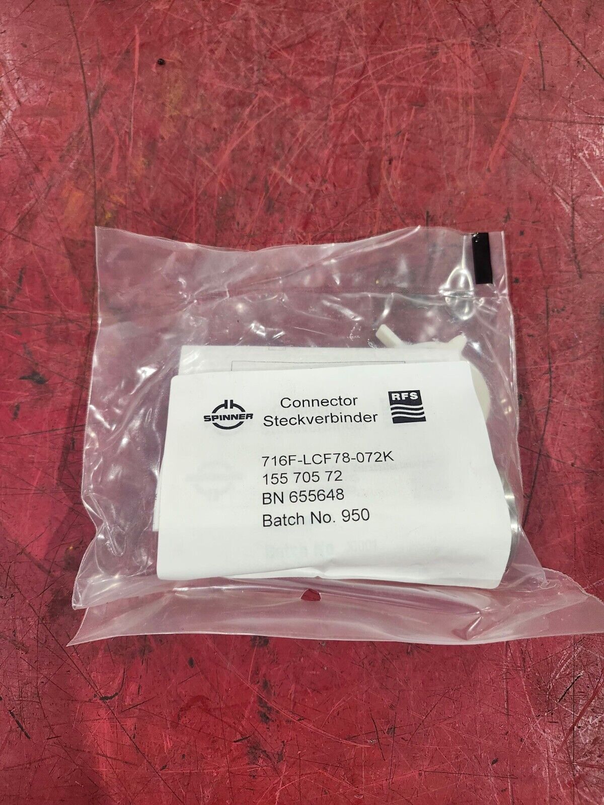 NEW IN BAG 716F-LCF78-072K Coaxial Cable Connector Female