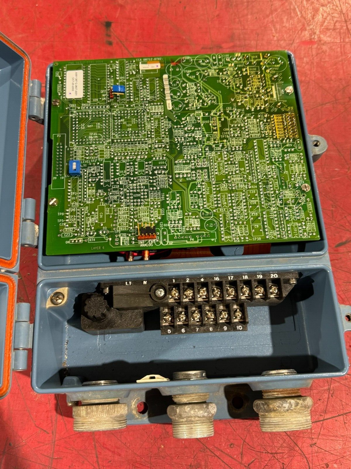 USED ROSEMOUNT MAGNETIC FLOW TRANSMITTER 8712C F12N0F0235