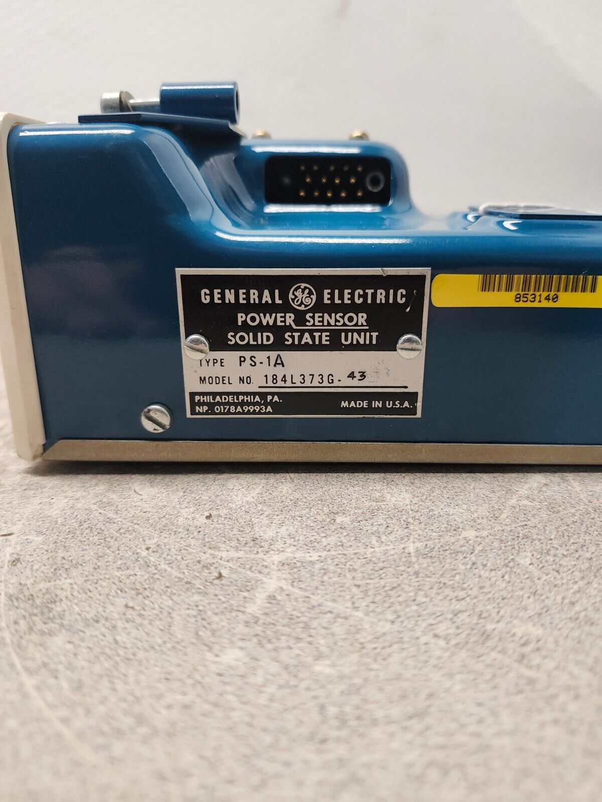 NEW IN BAG GENERAL ELECTRIC POWER SENSOR PS-1A 184L373G-43