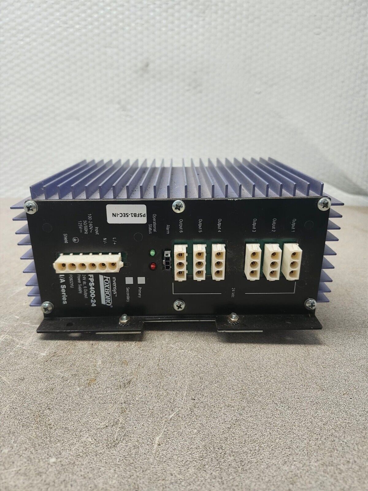 USED FOXBORO INVENSYS POWER SUPPLY FPS400-24