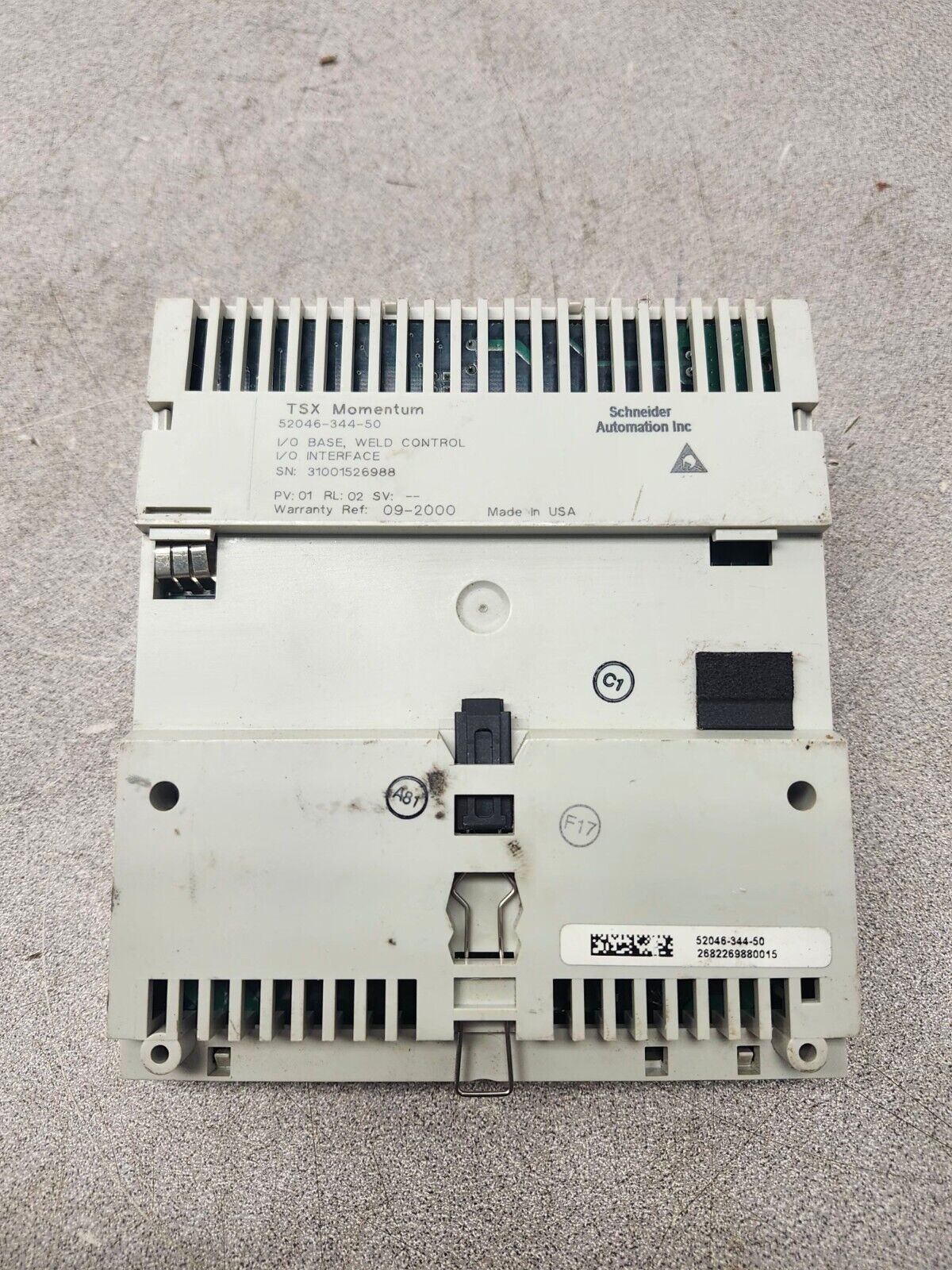 USED SCHNEIDER TSX MOMENTUM MODULE 52046-344-50