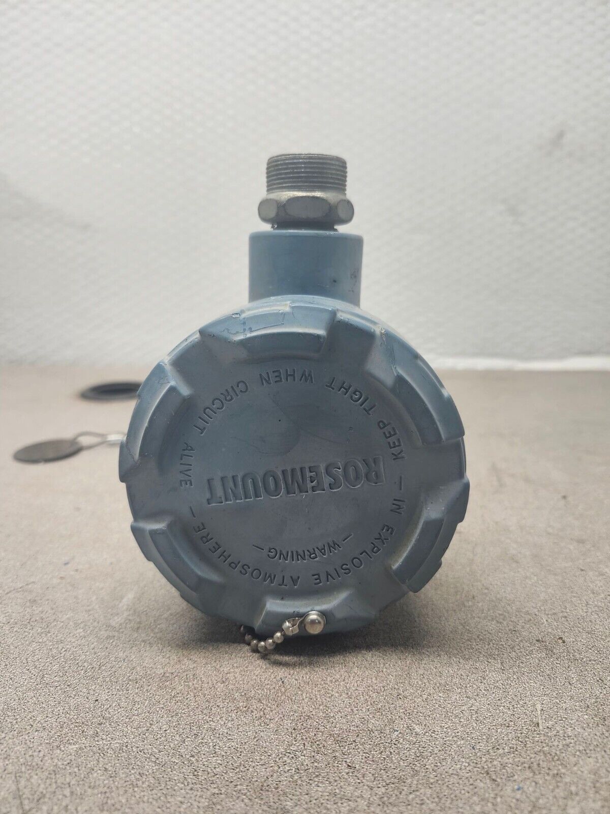 USED ROSEMOUNT CONNECTION HEAD 0007903250004 WITH ROSEMOUNT THERMOWELL