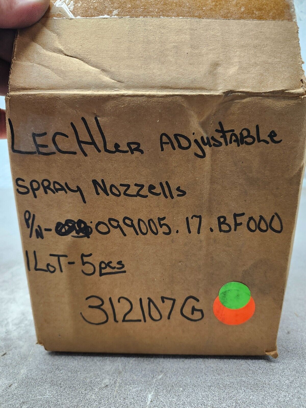 NEW IN BOX LOT OF 5 LECHLER ADJUSABLE SPRAY NOZZELLS 099005.17.BF000