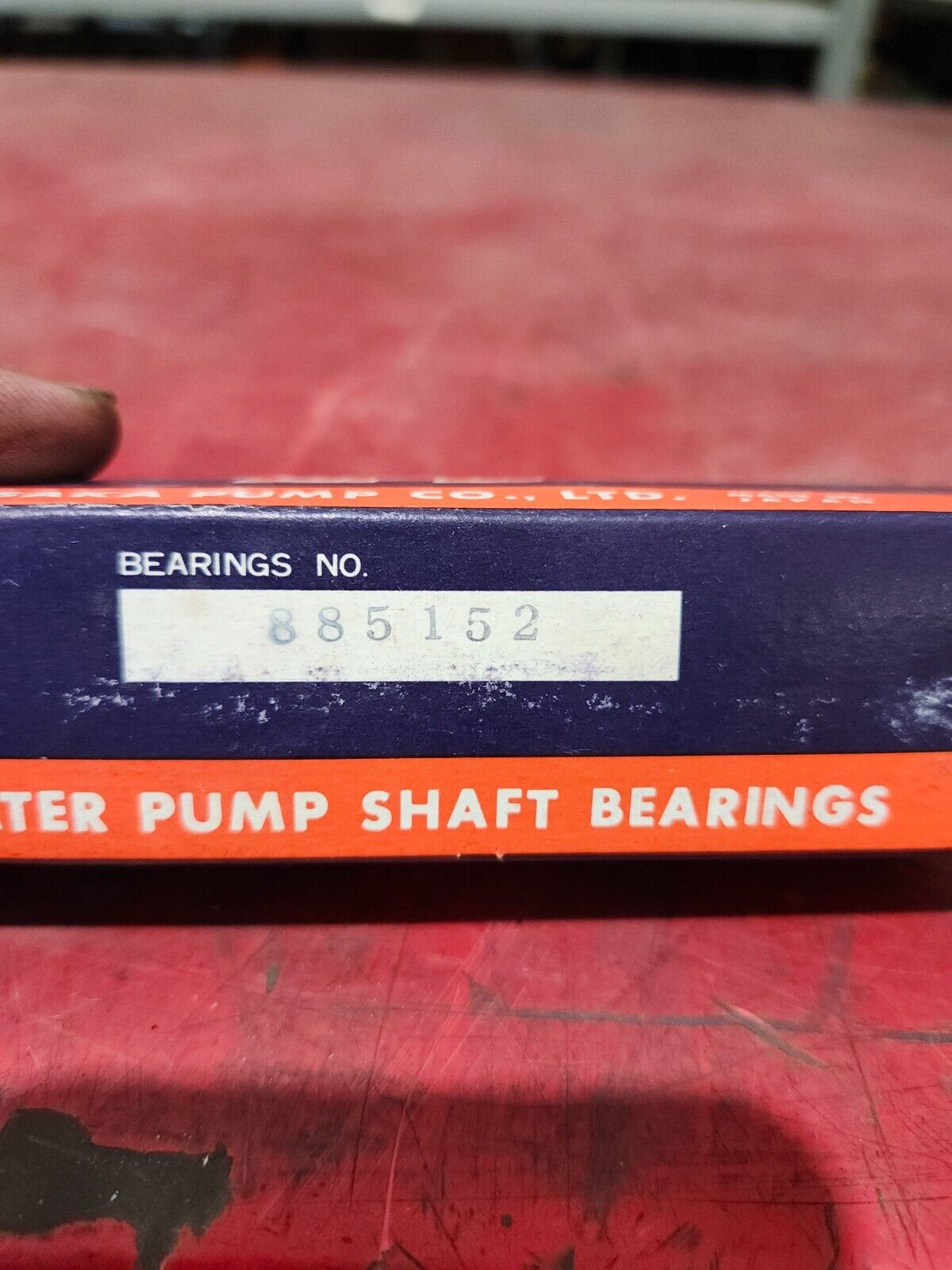 NEW IN BOX OSAKA PUMP CO WATER PUMP SHAFT BEARING 885152